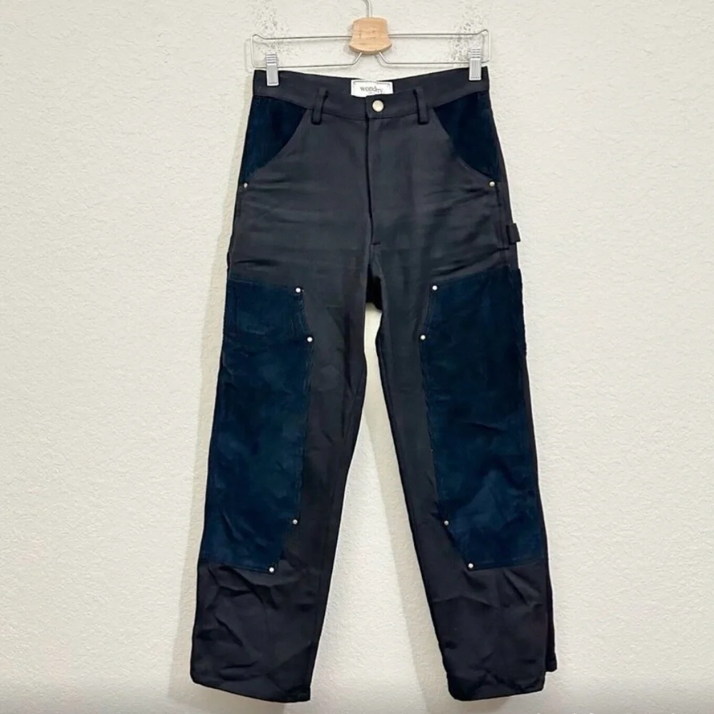 Wondery Black and Blue carpenter pant - Picture 2 of 7